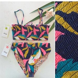 MAAJI Anthropologie Set - Artemis 4-Way Bikini Top & Suzy Q Cheeky Bottoms